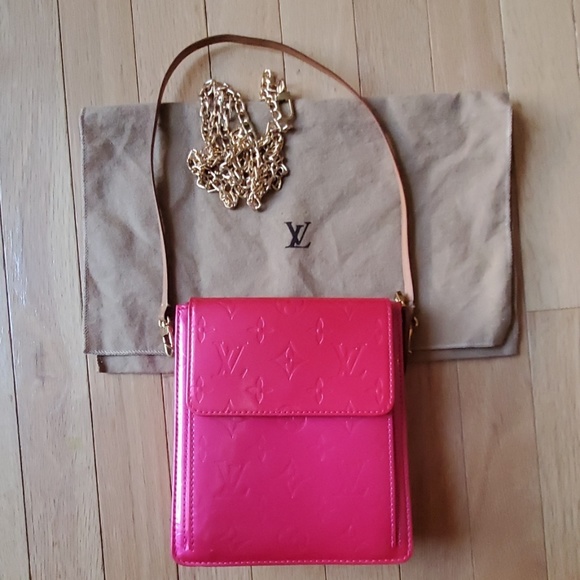 SOLD!!!Louis Vuitton Vernis Mott Bag in Hot PINK ! - Picture 1 of 8